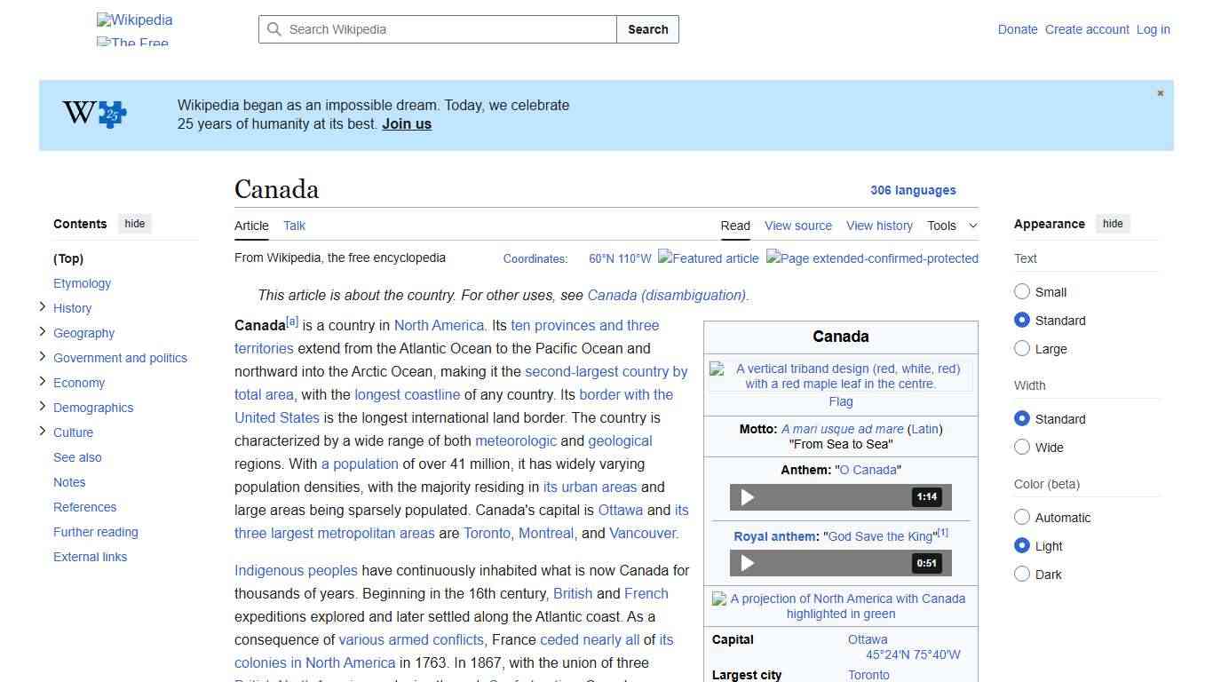 Canada - Wikipedia